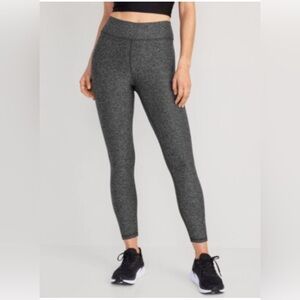 Old Navy Cloud Go-Dry Heather Gray Women's Leggings Size Large